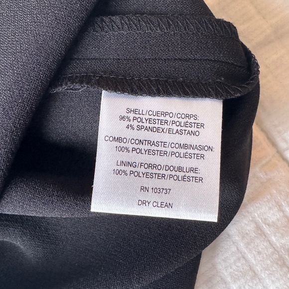 Donna Morgan black dress with gold zipper details - size 2 - Picture 9 of 9